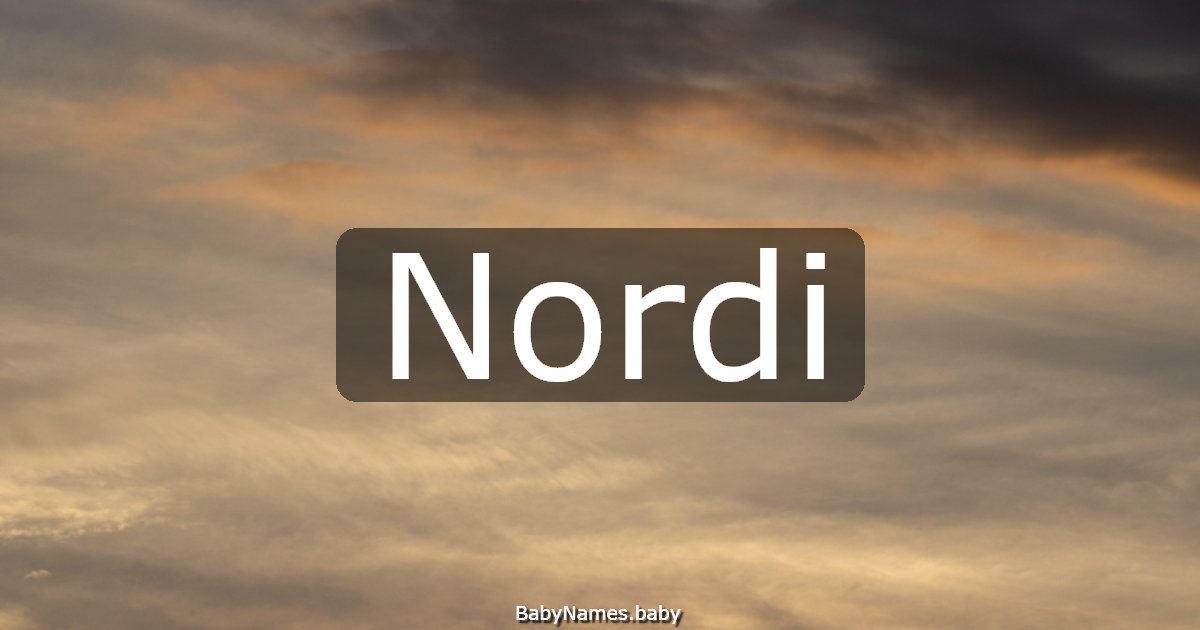 Nordi
