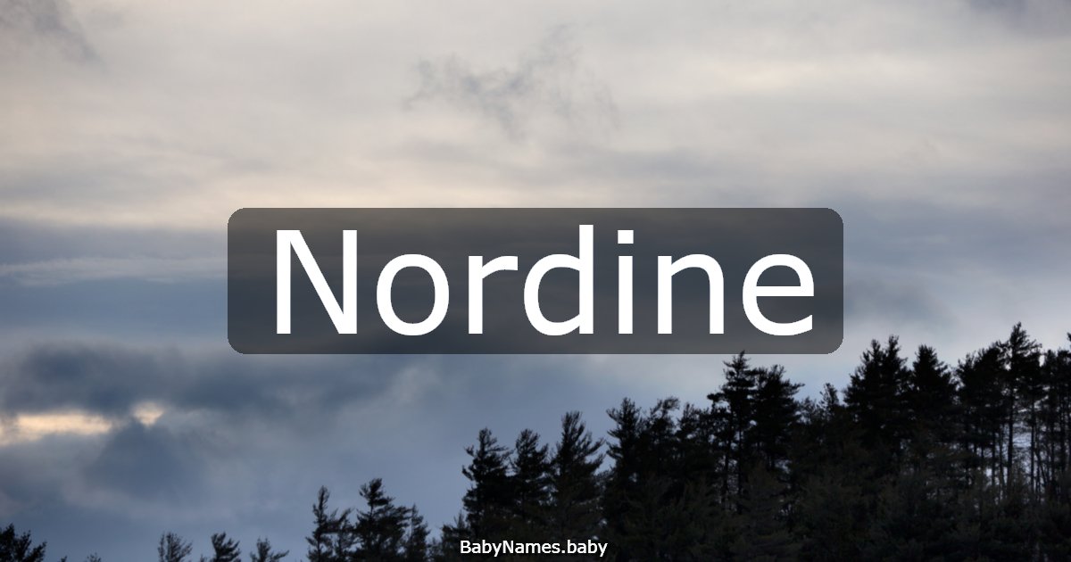 Nordine