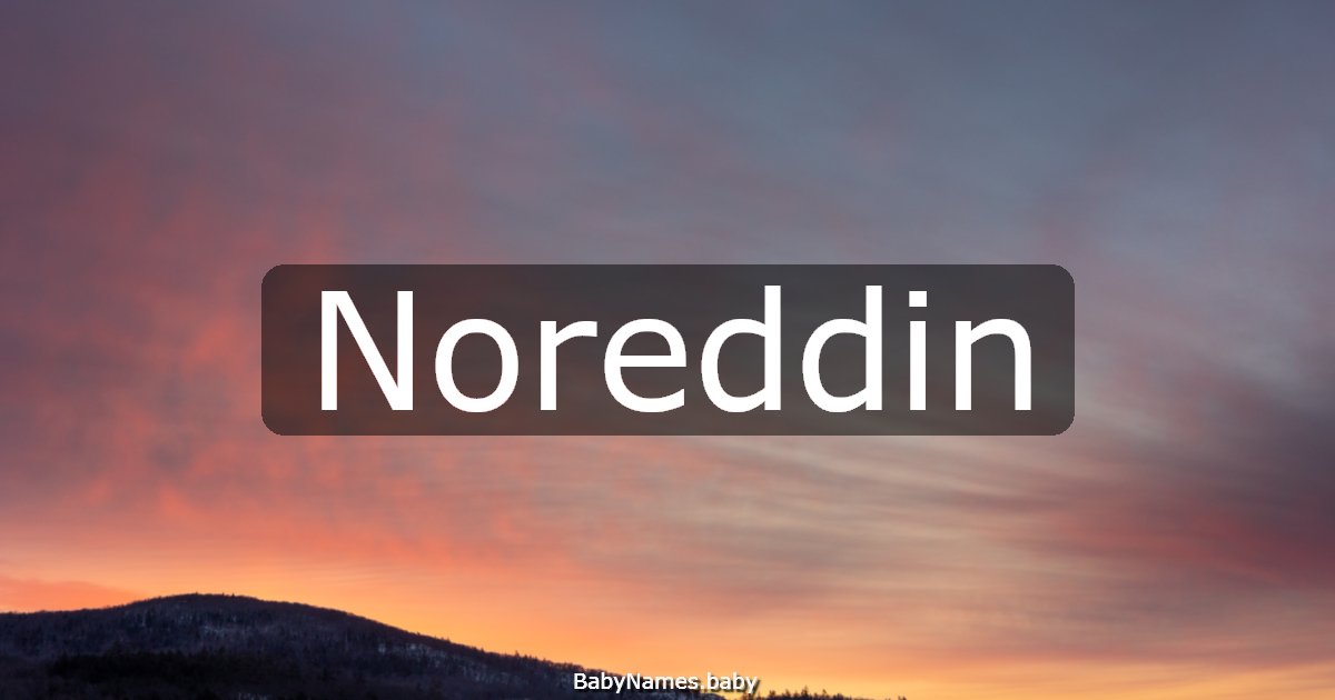 Noreddin