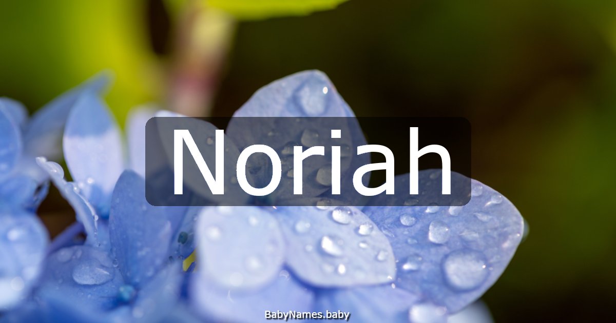 Noriah