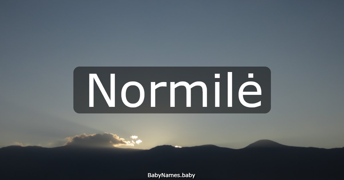 Normilė
