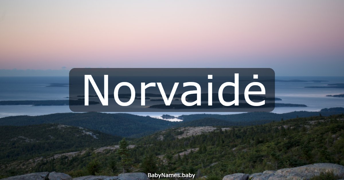 Norvaidė