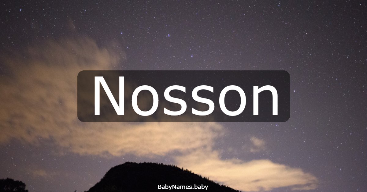 Nosson