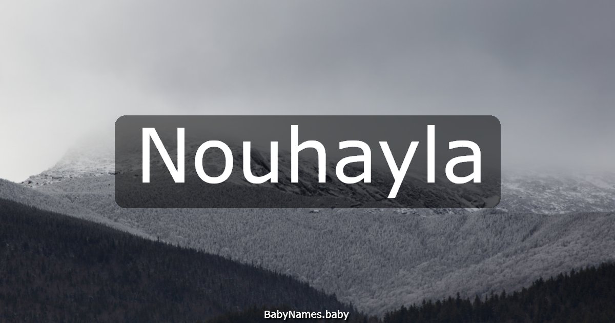 Nouhayla