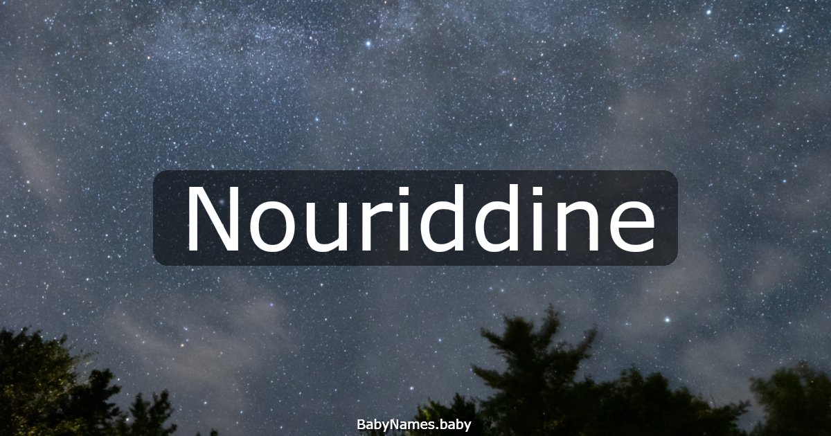 Nouriddine