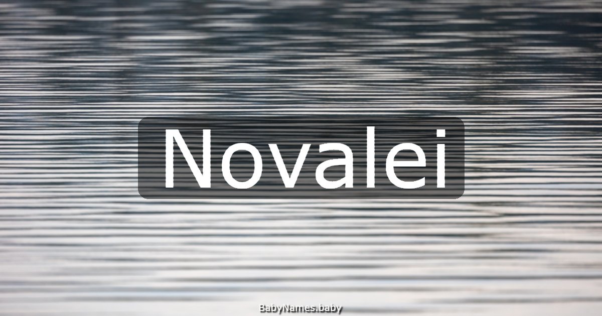 Novalei