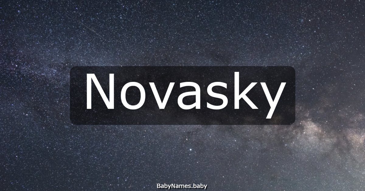 Novasky