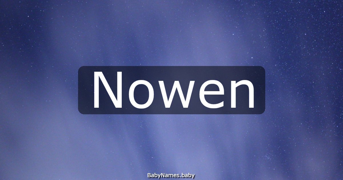 Nowen