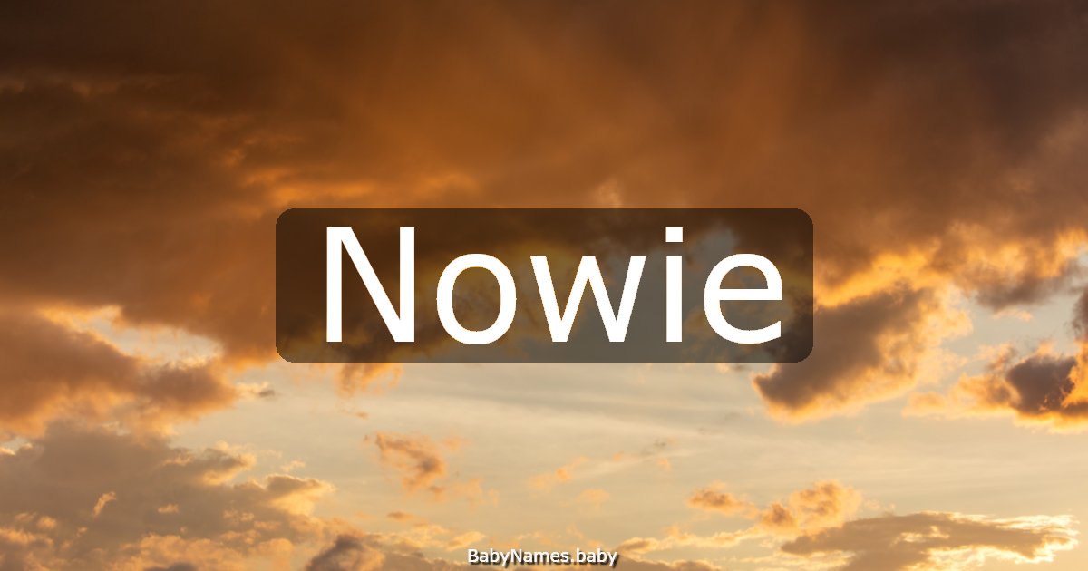 Nowie