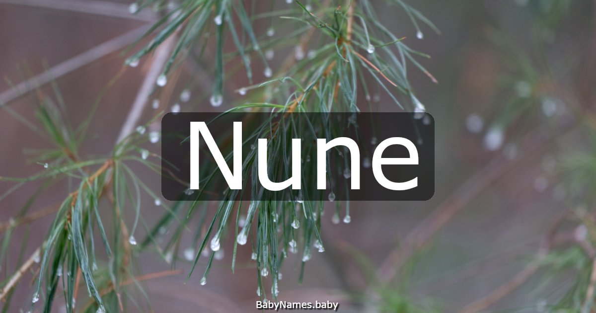 Nune