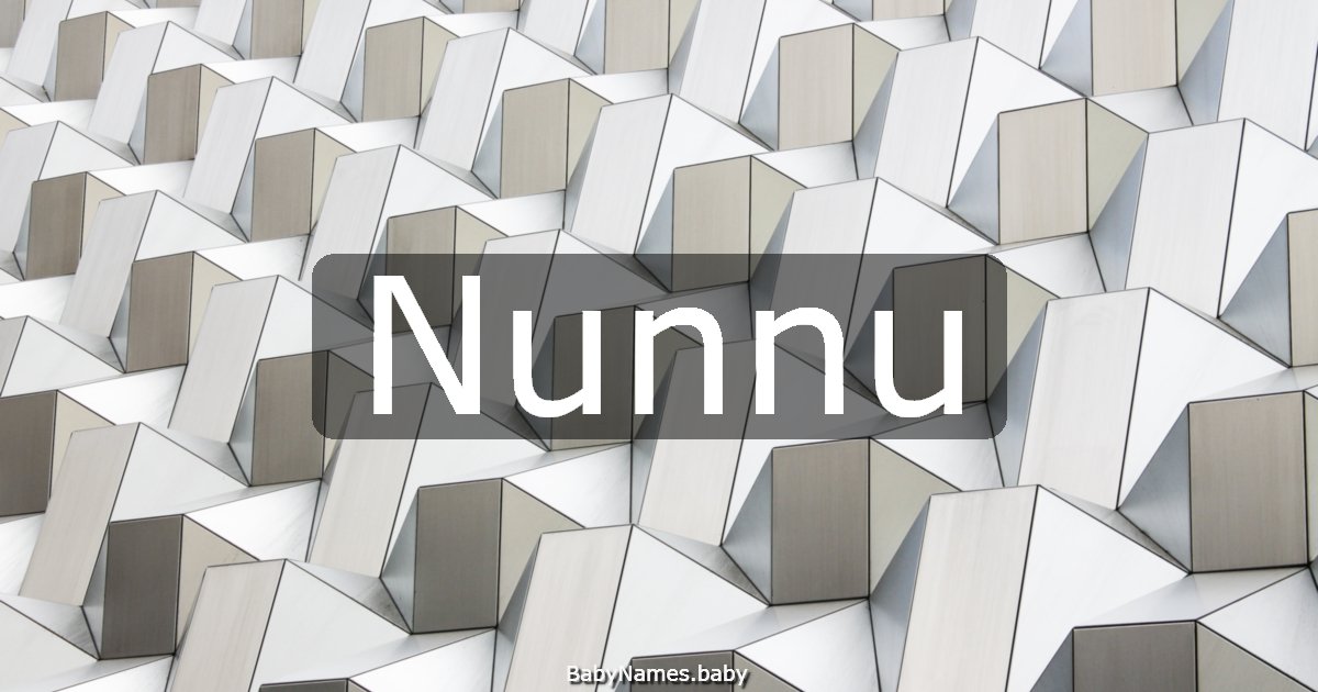 Nunnu