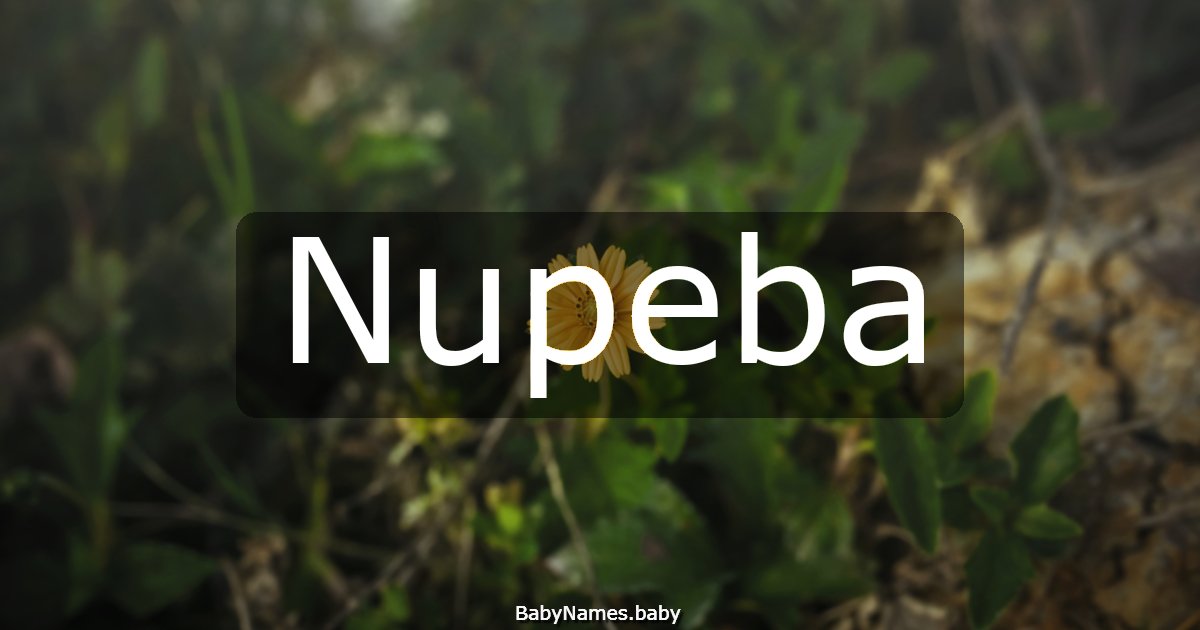 Nupeba