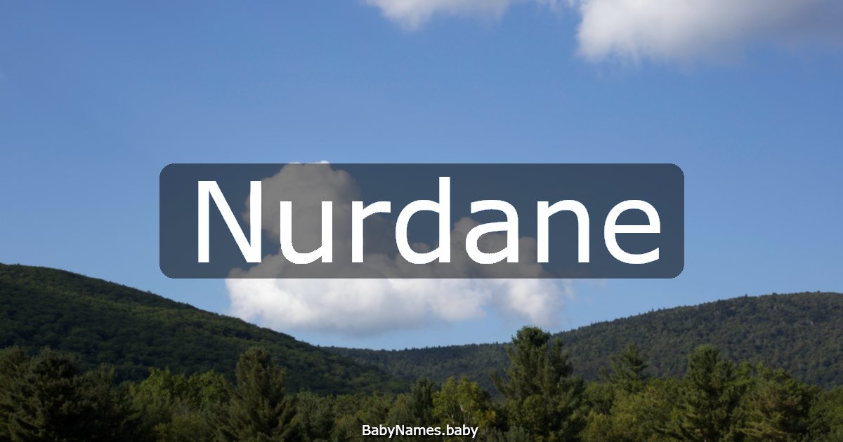 Nurdane