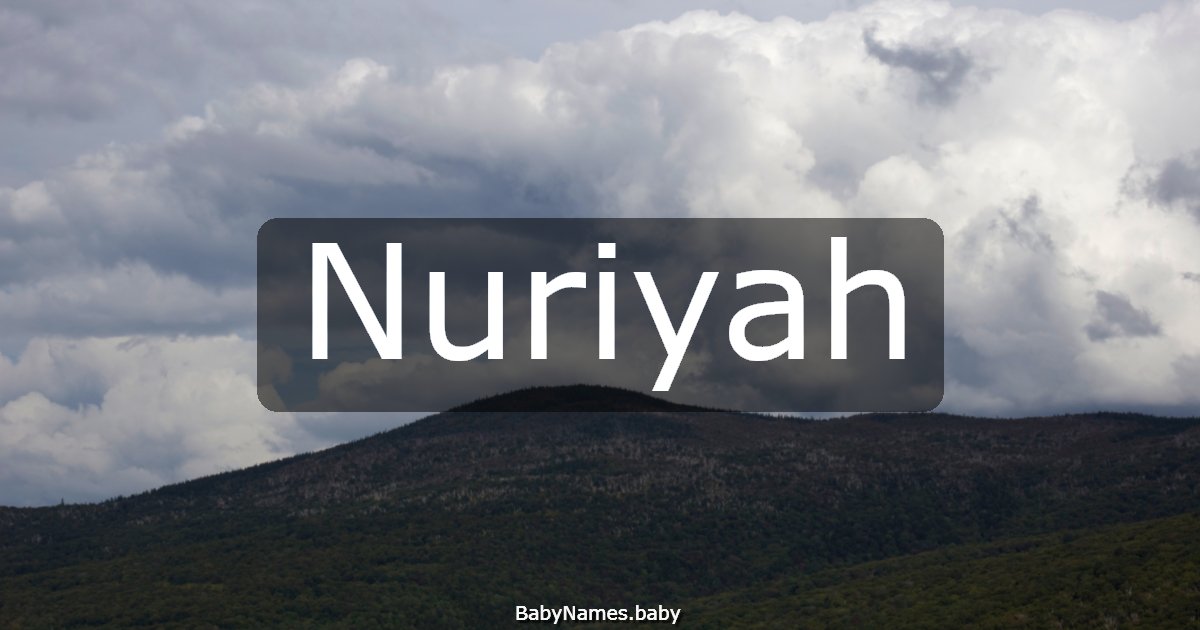 Nuriyah