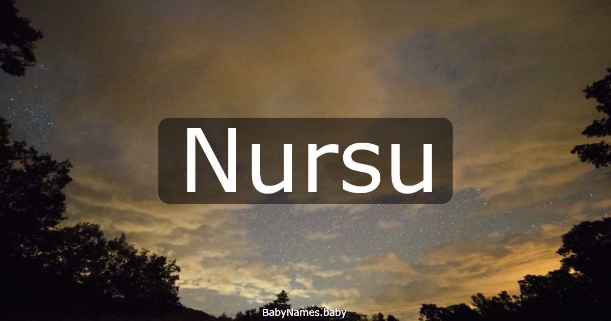 Nursu
