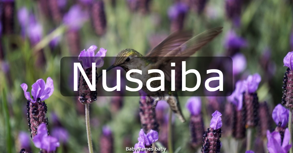 Nusaiba