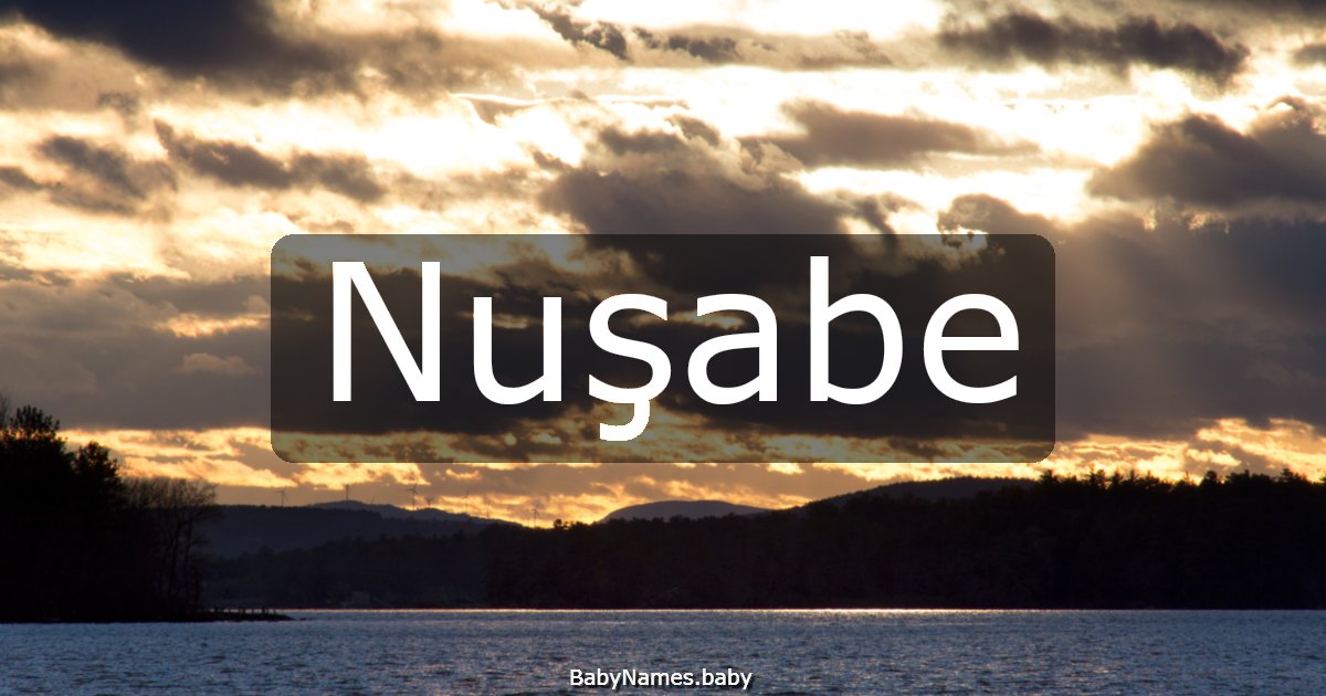 Nuşabe