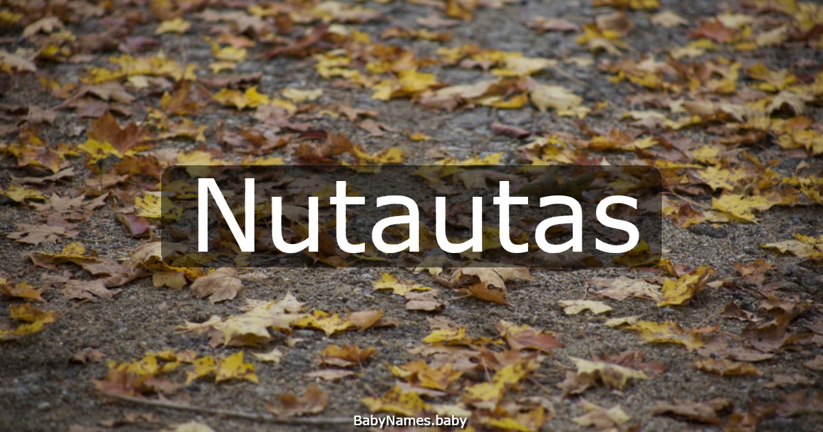 Nutautas