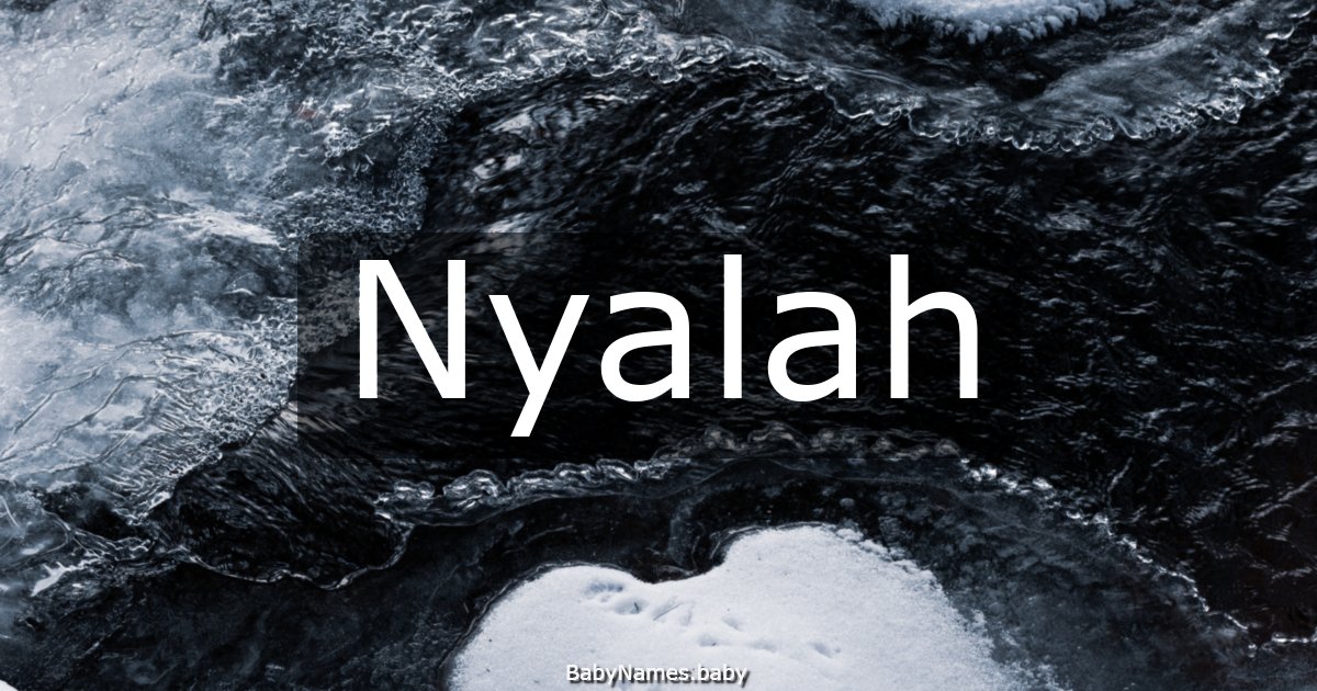 Nyalah