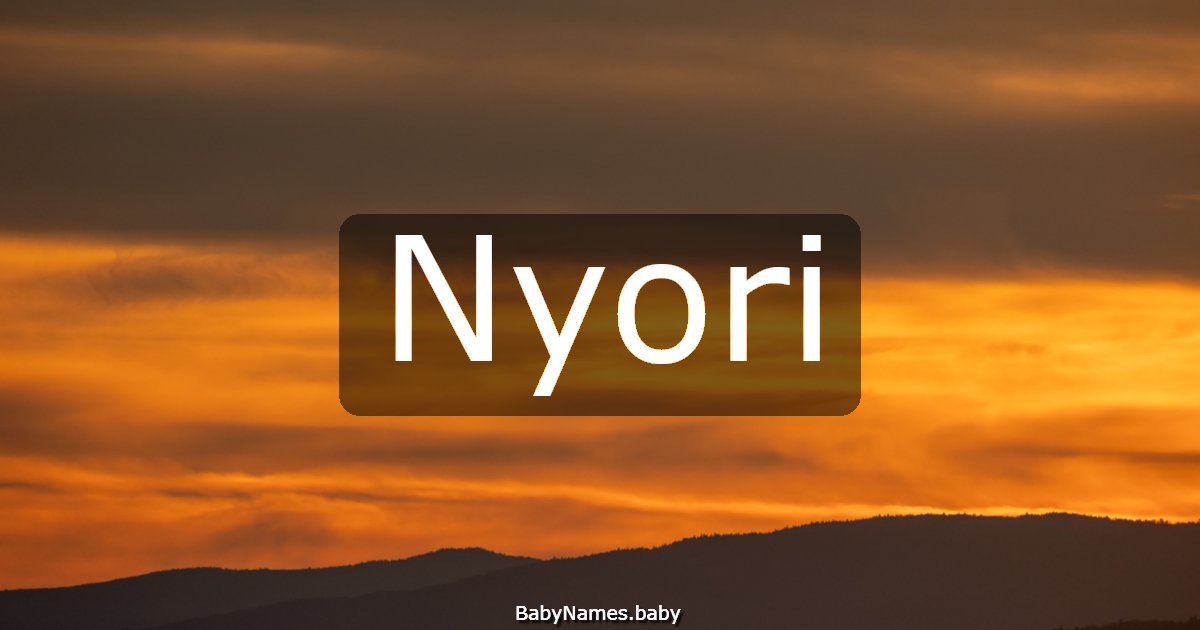 Nyori