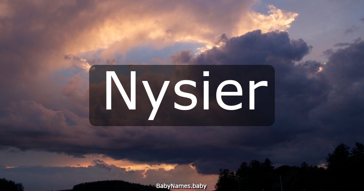 Nysier