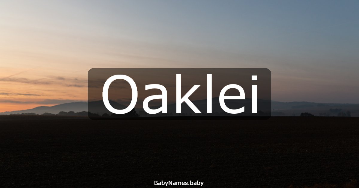 Oaklei