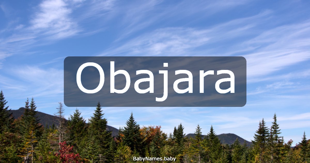 Obajara