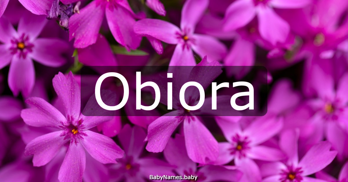 Obiora