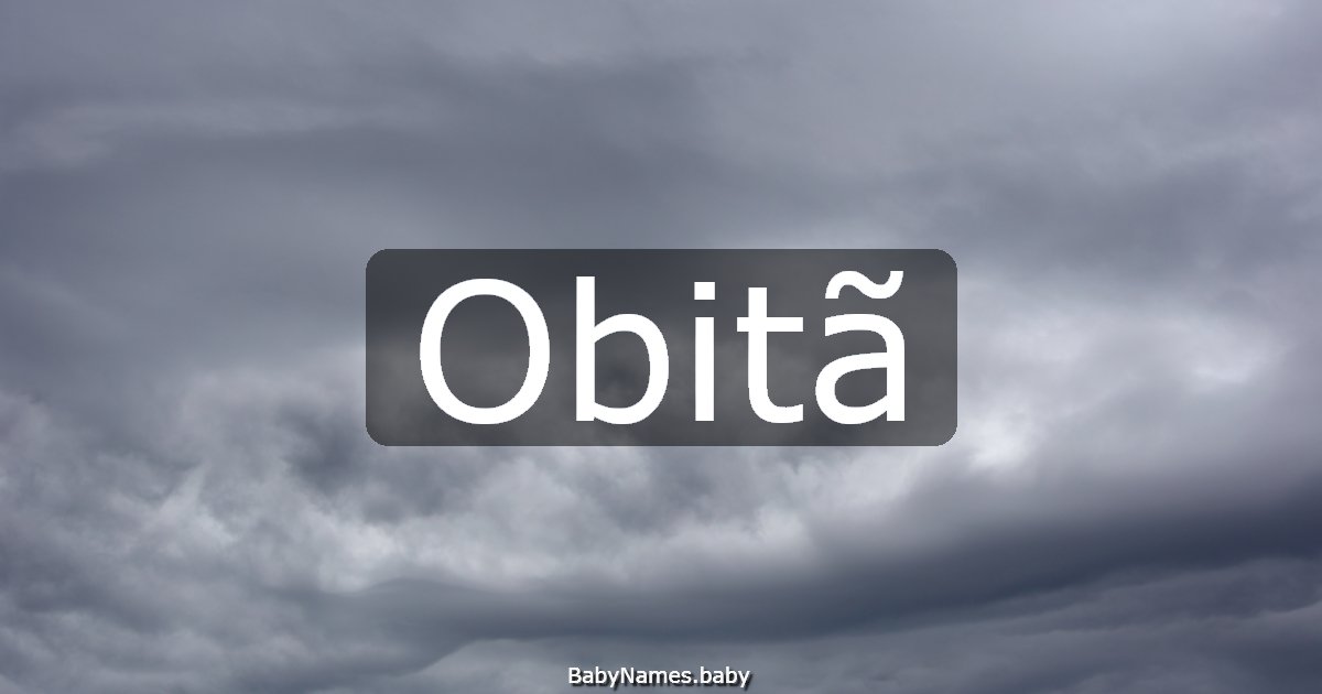 Obitã