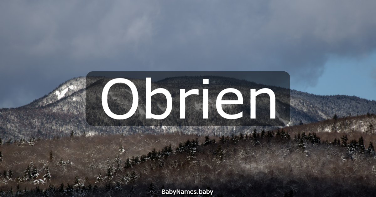 Obrien