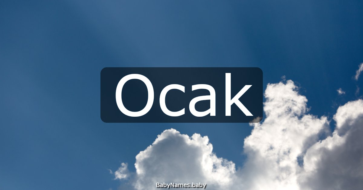 Ocak