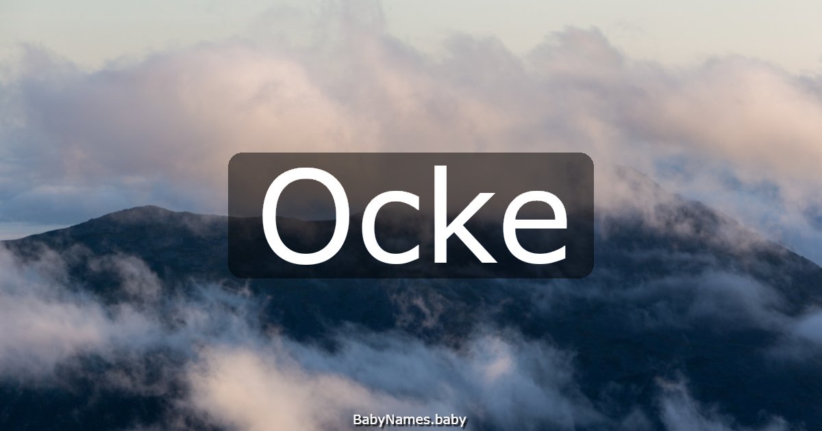 Ocke