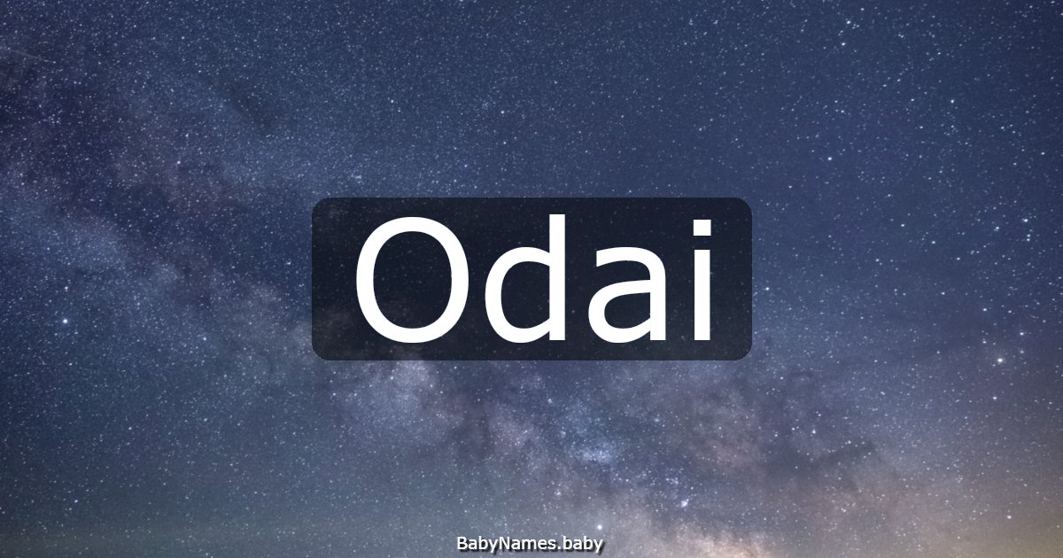 Odai