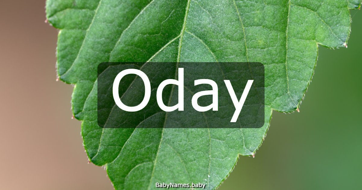 Oday