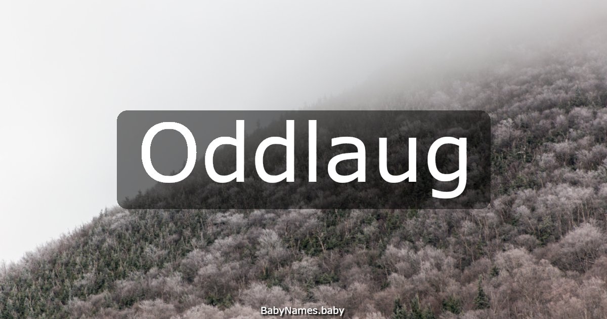Oddlaug