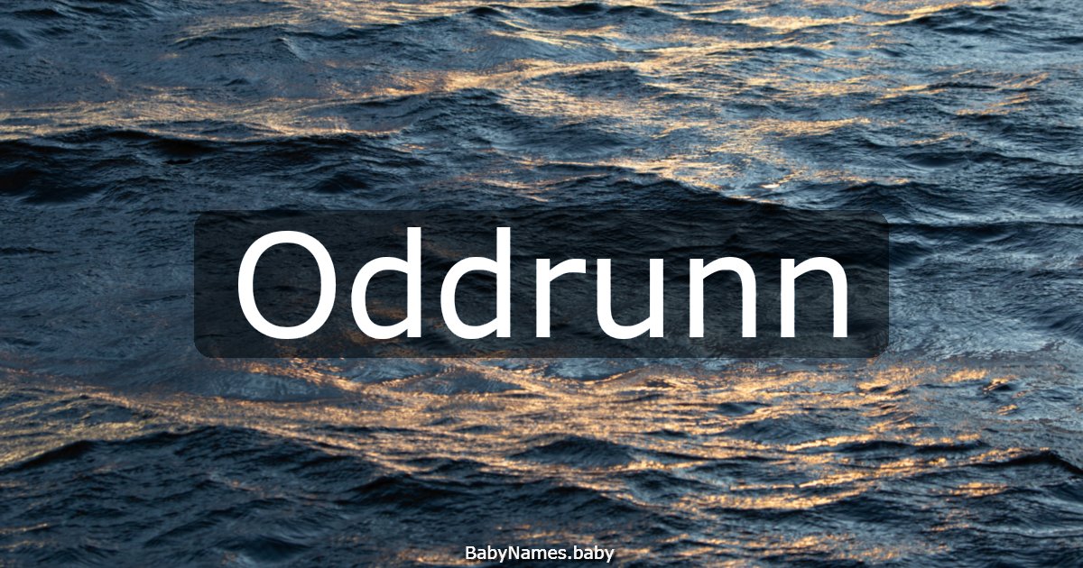 Oddrunn