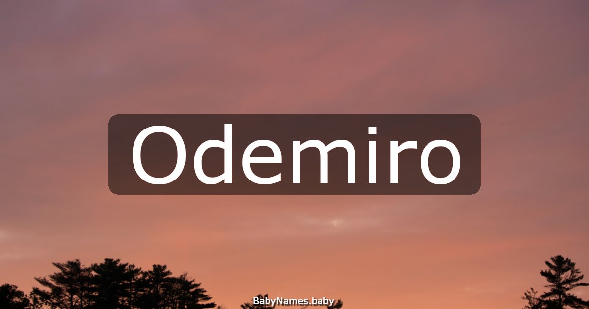 Odemiro