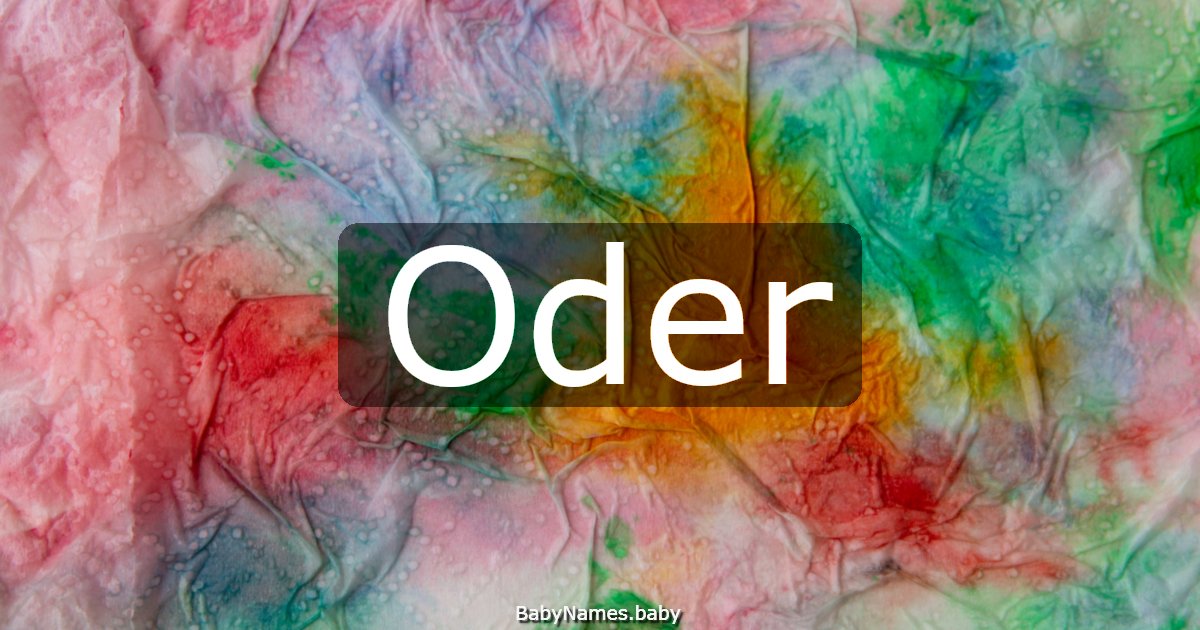 Oder