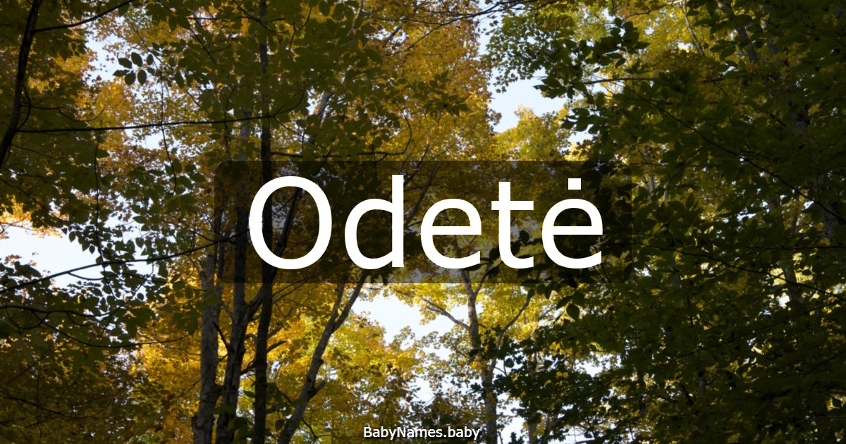 Odetė