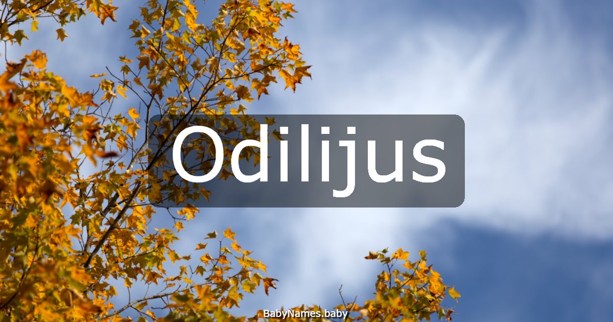 Odilijus