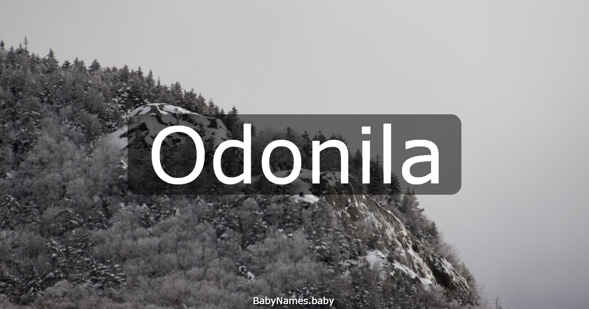 Odonila