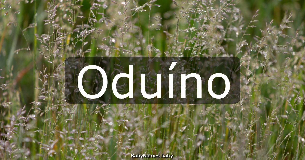 Oduíno