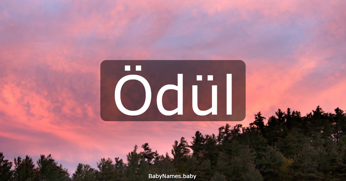 Ödül