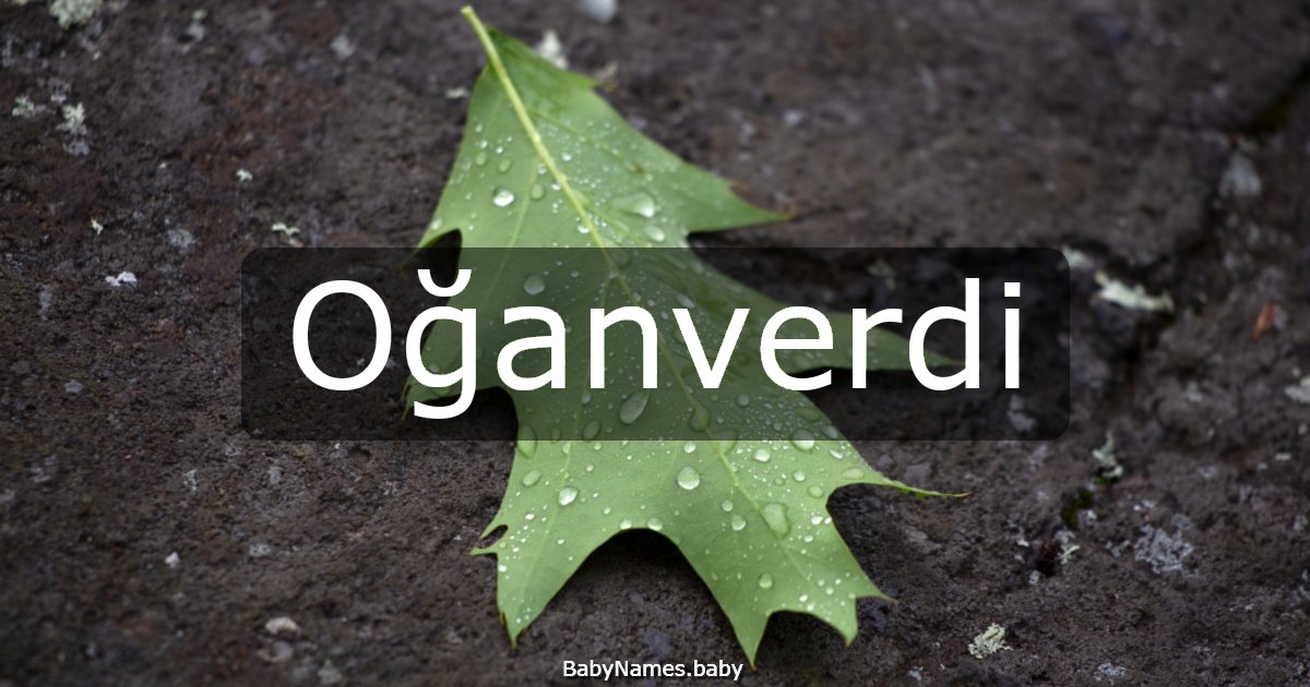 Oğanverdi