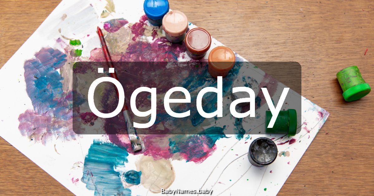 Ögeday