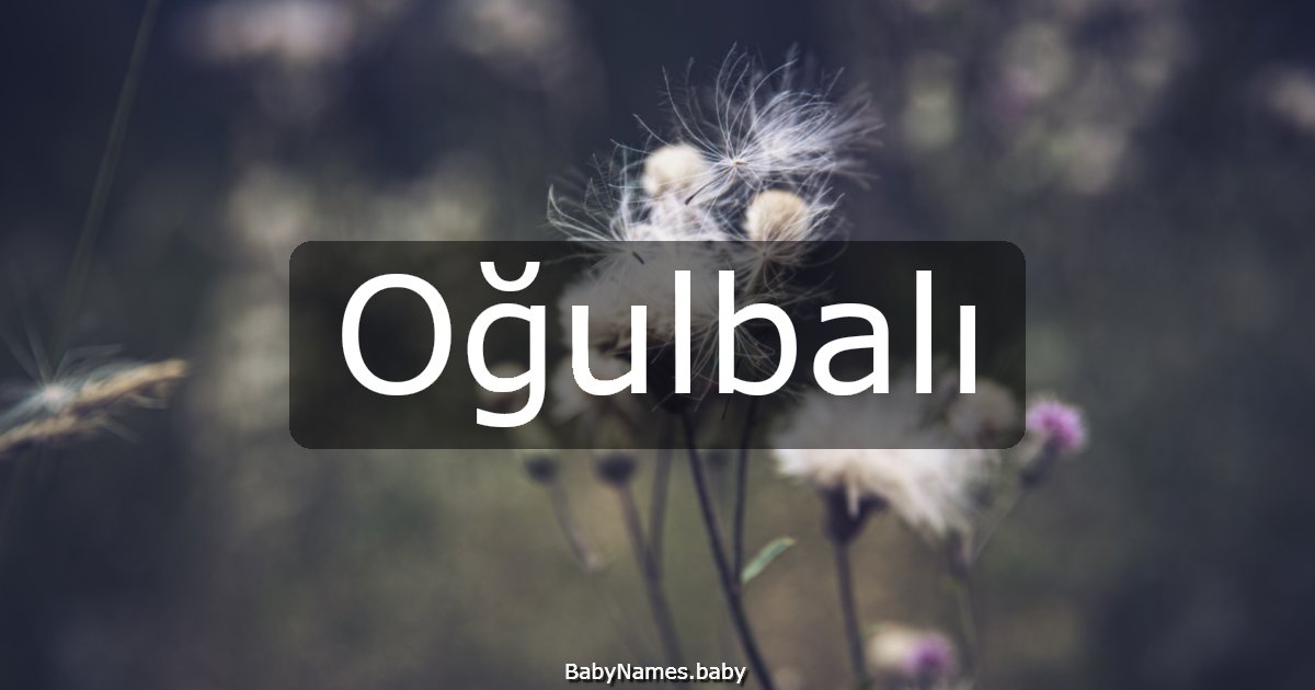 Oğulbalı