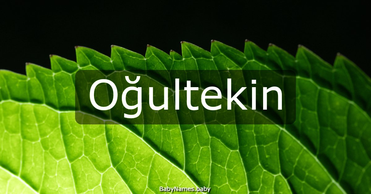 Oğultekin