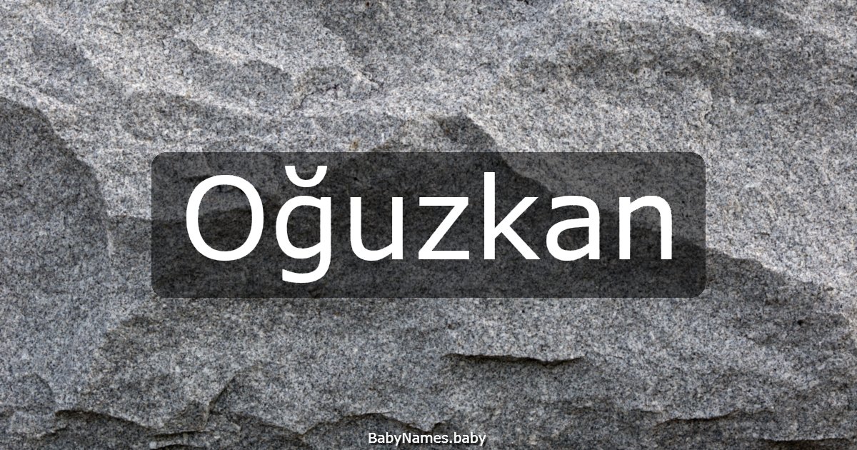 Oğuzkan
