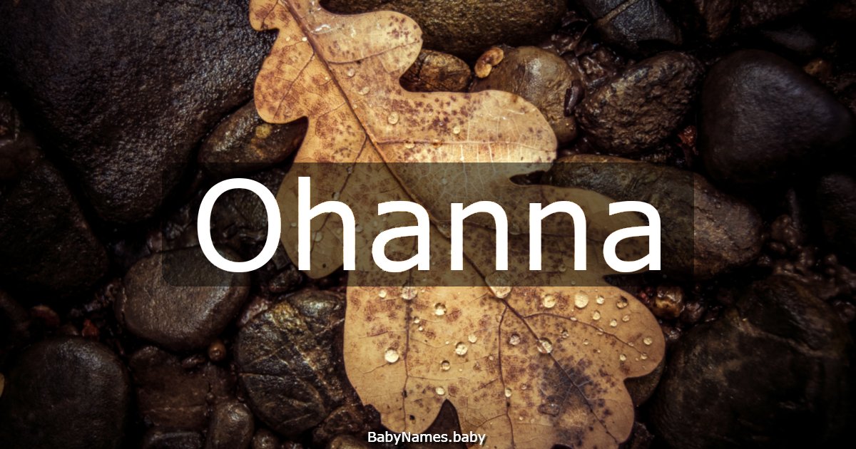 Ohanna