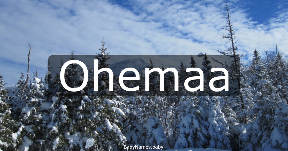 Ohemaa